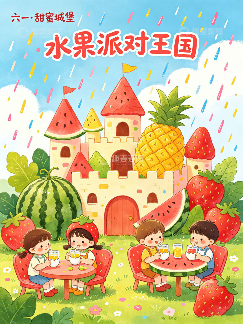 高清大图下载【趣麦麦图】欢乐，童真，舞蹈