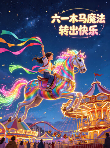 童真，热闹，可爱