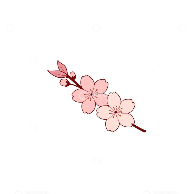 高清大图下载【趣麦麦图】春日樱花绽放的奇幻画卷