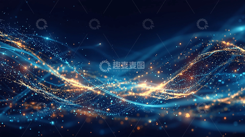高清大图下载【趣麦麦图】-银河之舞：光影交错的奇幻旅程