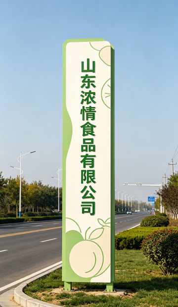 企业导视牌公司指示牌