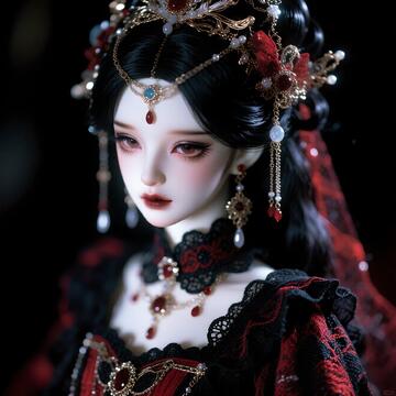 复古系ins风简约版人偶手办梦幻系7
