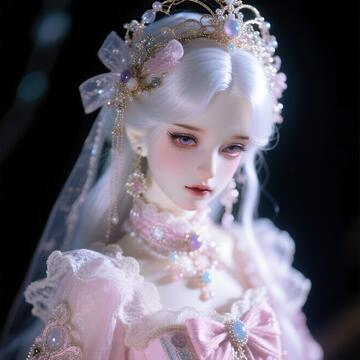 复古系ins风简约版人偶手办梦幻系