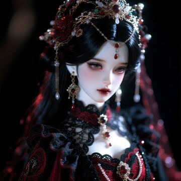 复古系ins风简约版人偶手办梦幻系6
