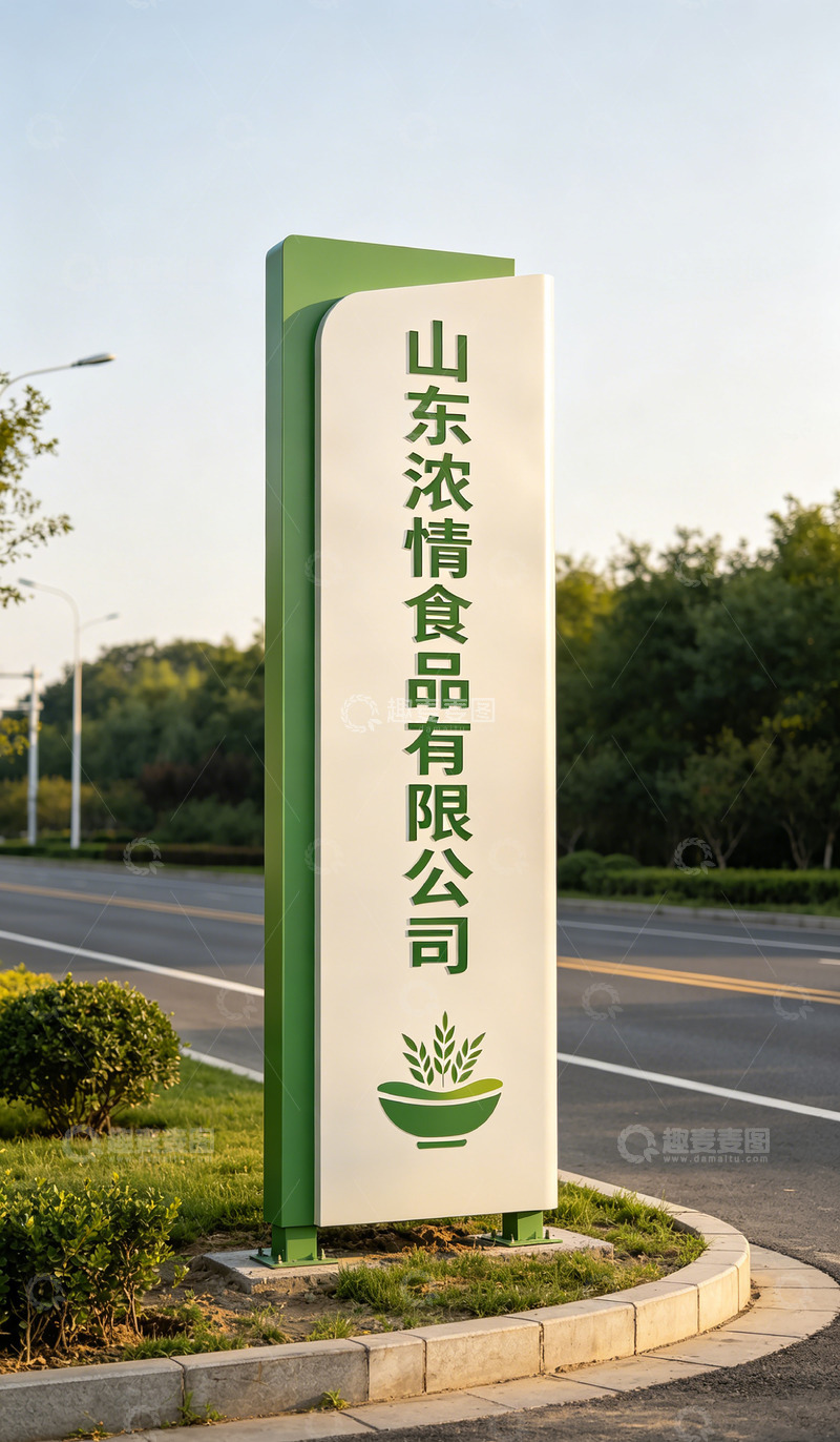 高清大图下载【趣麦麦图】-食品公司指示牌