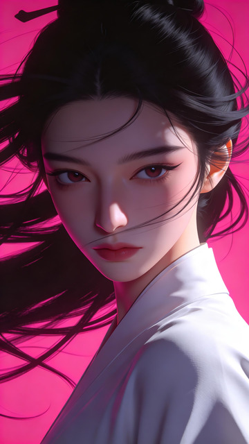 超写实东方韵味cg女性角色
