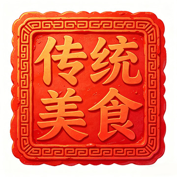 传统美食标识设计