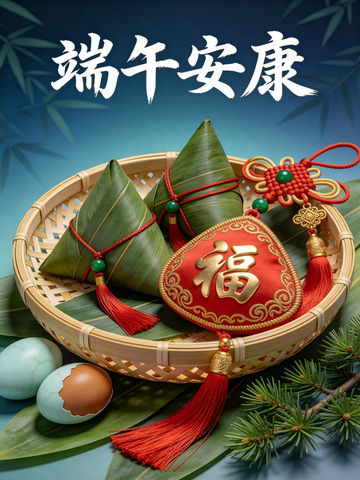 端午安康中国结