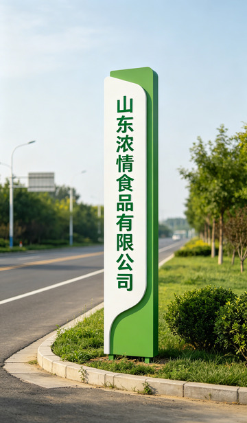食品广告公司名称户外广告牌