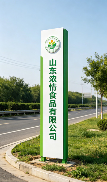 山东食品公司指示牌标识牌
