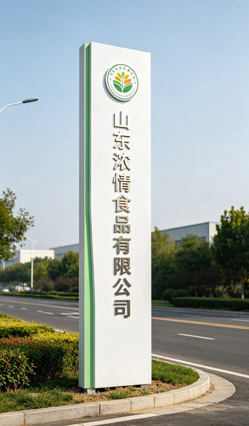 企业标识牌展示