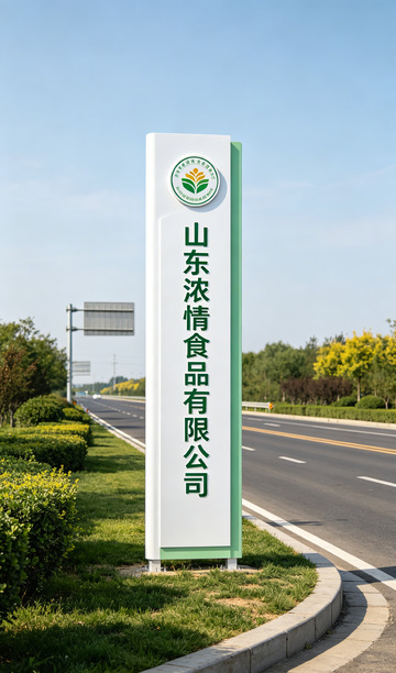 山东食品公司标志牌