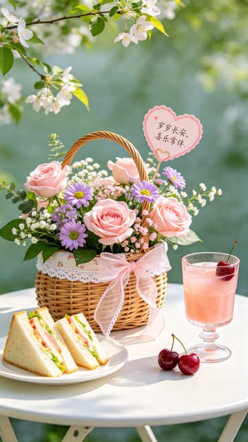 浅紫色小雏菊