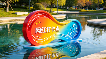多彩艺术打卡点设计