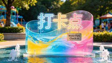 水上乐园打卡点设计