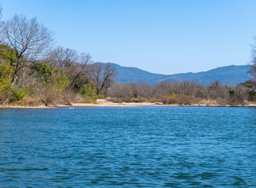 武夷山景区漂流湖光山色自然风景摄影图