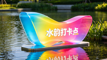 彩虹椅打卡点