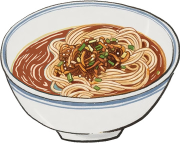 绘画风格宜宾燃面2