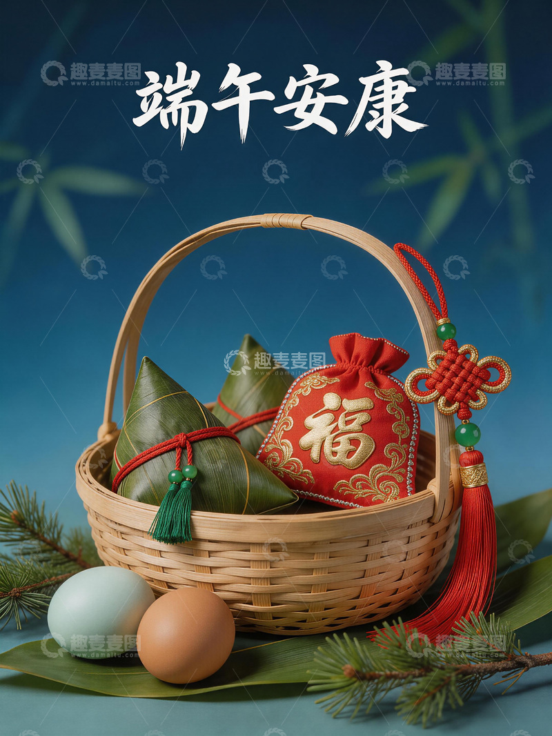 高清大图下载【趣麦麦图】香囊立体刺绣清晰