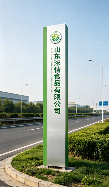 山东食品公司指示牌导视牌