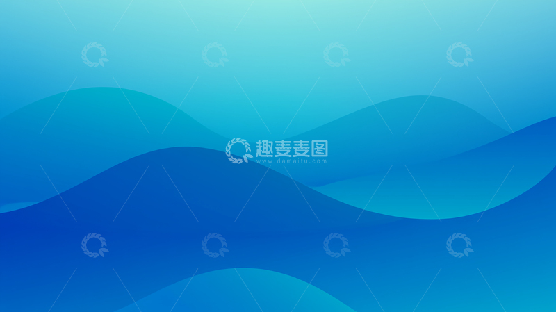 高清大图下载【趣麦麦图】深邃蓝境梦幻波澜浮影