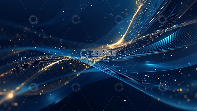 高清大图下载【趣麦麦图】-跨越虚拟的光线之舞