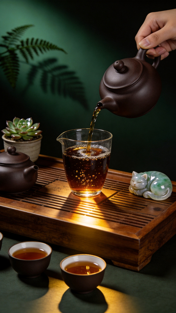 向水杯里倒水