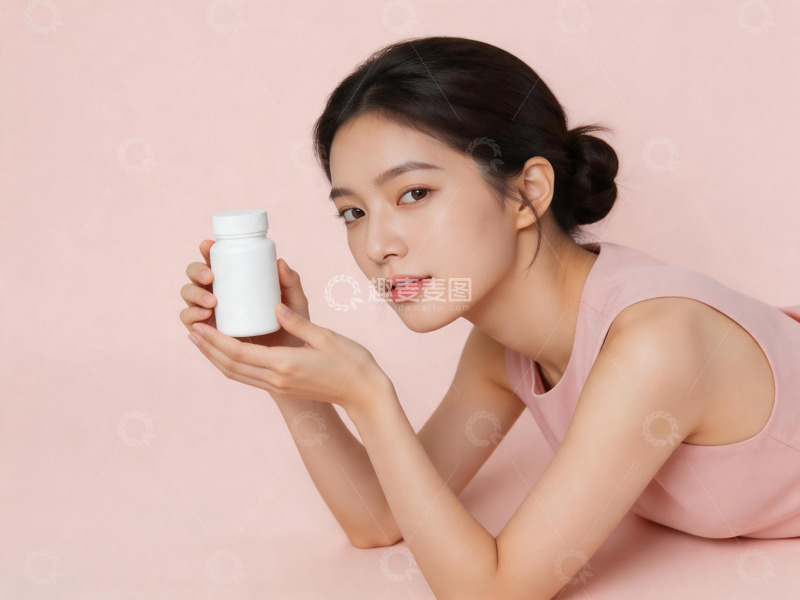 高清大图下载【趣麦麦图】电商罐装产品模特图1