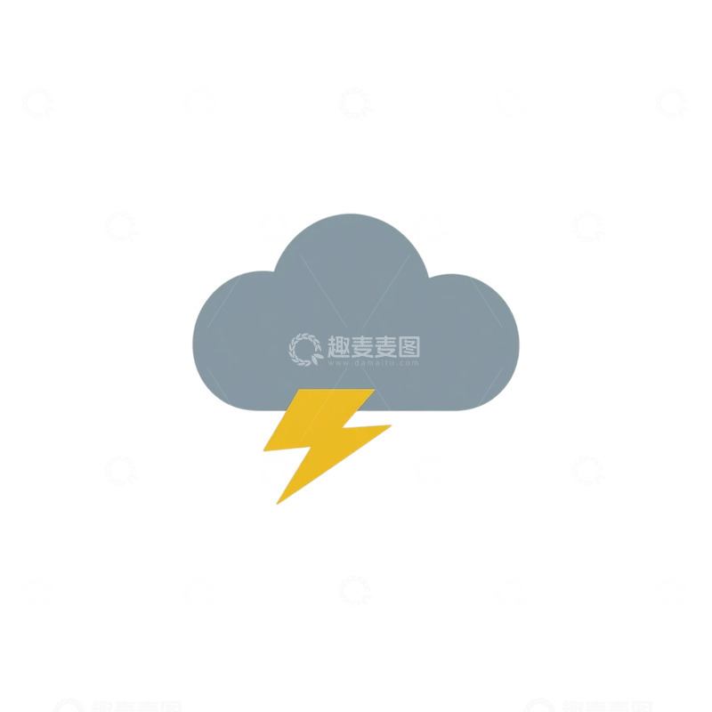 高清大图下载【趣麦麦图】雷鸣云中暗藏怒火