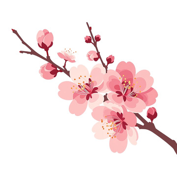 粉色桃花盛开的季节奇迹