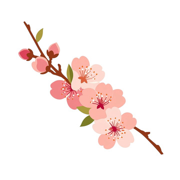 桃花纷飞春意盎然奇幻之旅
