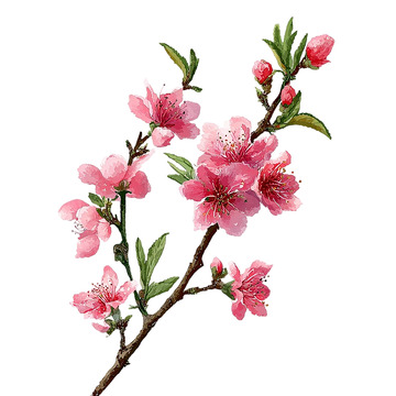 粉色花海绽放梦境