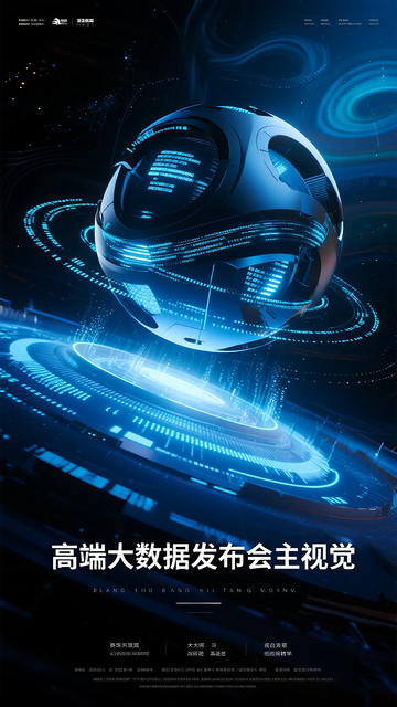 科技风大数据发布会主视觉