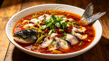 酸菜鱼美味佳肴美食摄影图片