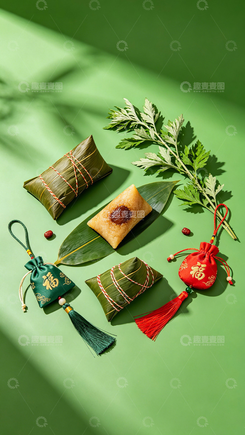 高清大图下载【趣麦麦图】端午粽子传统节日美食摄影