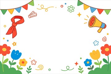 学校卡通宣传海报设计模板