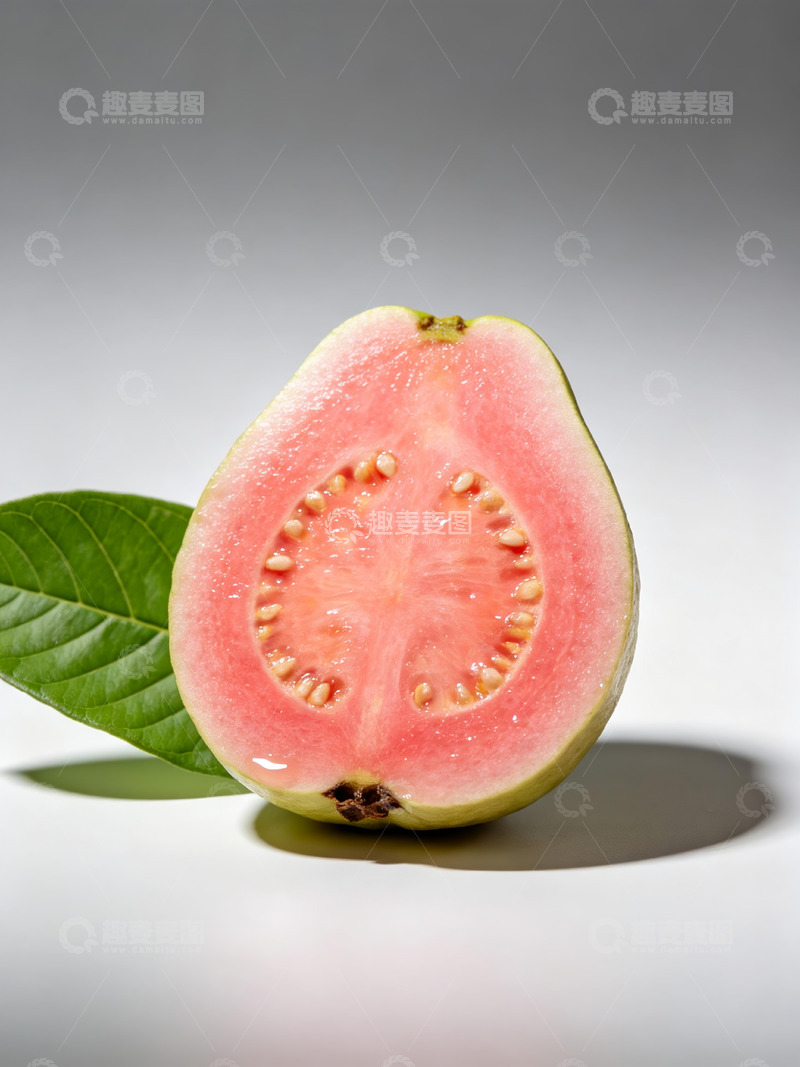 高清大图下载【趣麦麦图】专业食品摄影红心芭乐2