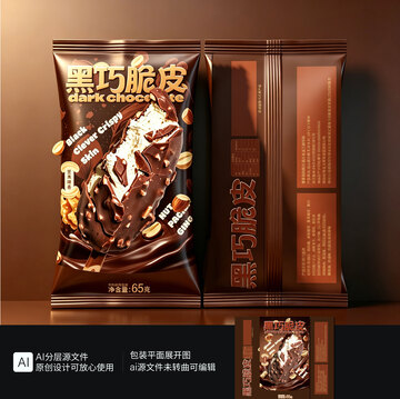冰淇淋包装袋巧克力包装设计