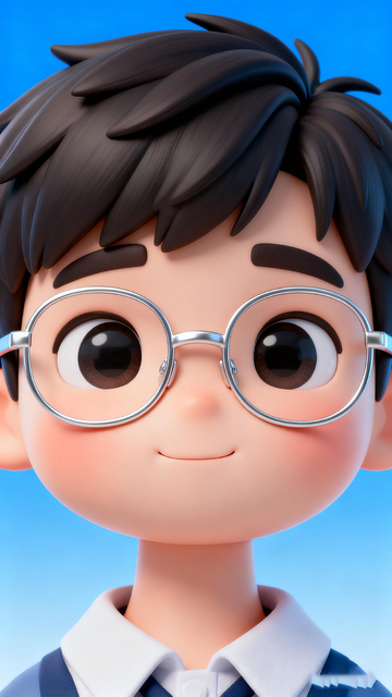 卡通少年3D动漫角色