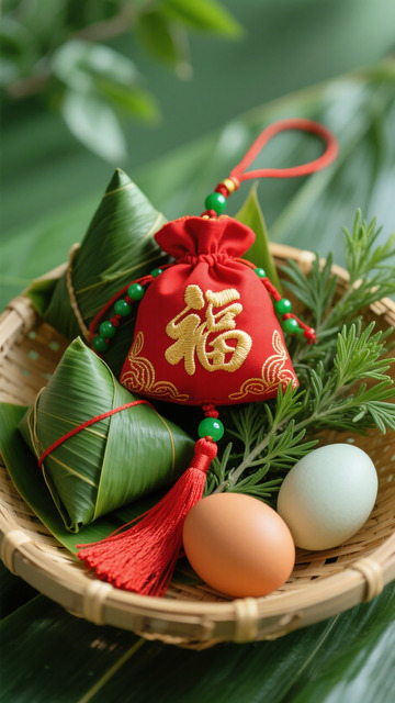 端午习俗节日装饰篮子