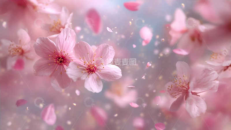 高清大图下载【趣麦麦图】樱花浮生幻境奇想