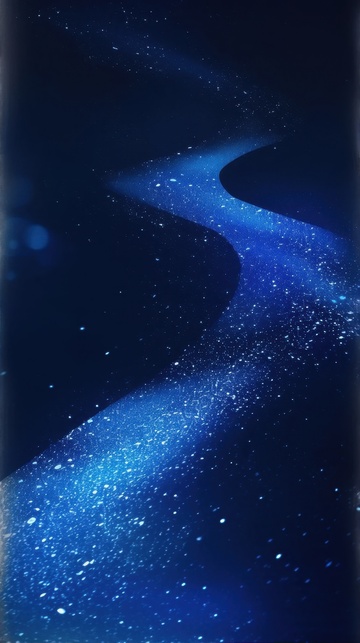 蓝色星河简约背景