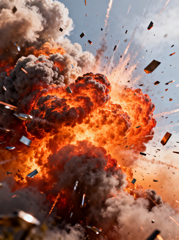 爆炸场面震撼特效