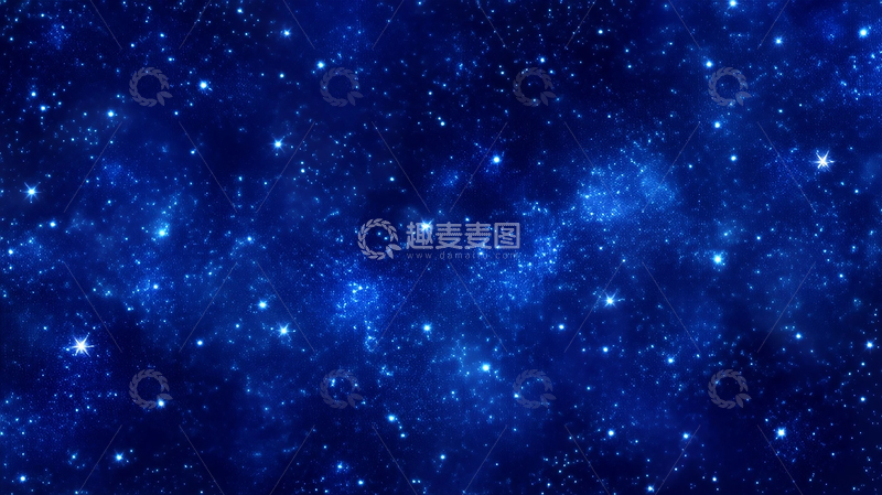 高清大图下载【趣麦麦图】银河深处星辰流光梦境