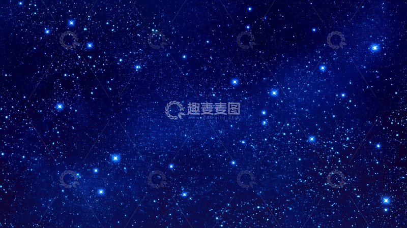 高清大图下载【趣麦麦图】-静谧苍穹下的繁星交响