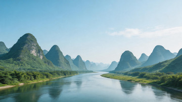 山水风光自然景色摄影图片