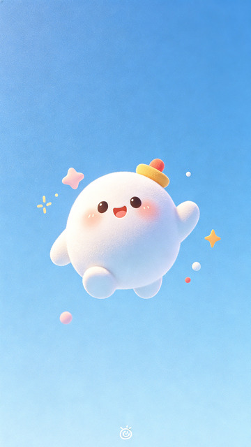 卡通云朵精灵壁纸