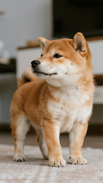 柴犬室内写真