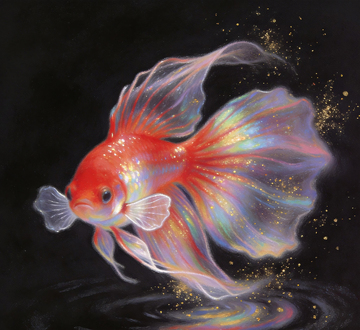 彩铅梦幻金鱼3