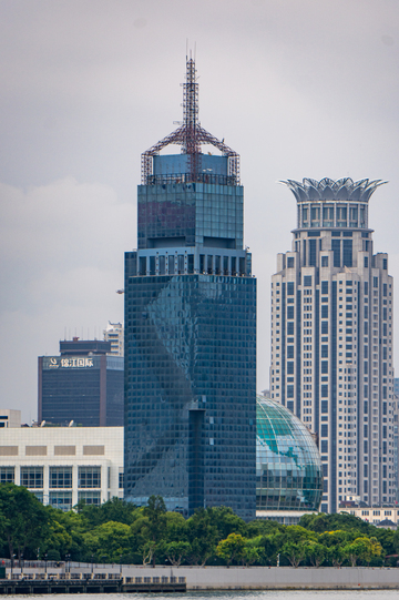 上海外滩现代都市高楼风景摄影